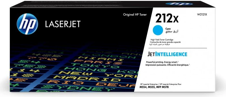 Toner HP 212X (W2121X) rendiment i lartë, original LaserJet, Cyan