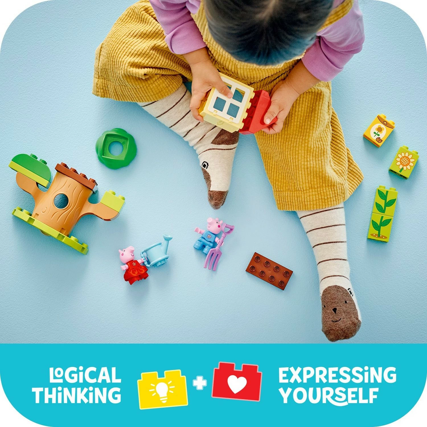 Set ndërtimi LEGO DUPLO Peppa Pig 10431, 20 pjesë, shumëngjyrësh