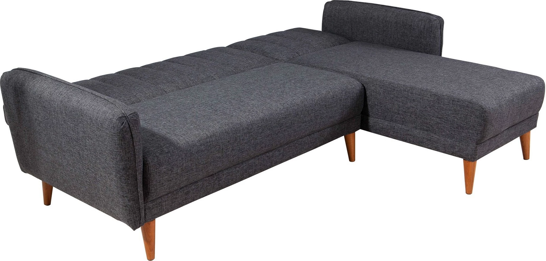 Kënd-sofë krevate Atelier del Sofa, kënd i djathtë, ngjyrë gri e errët