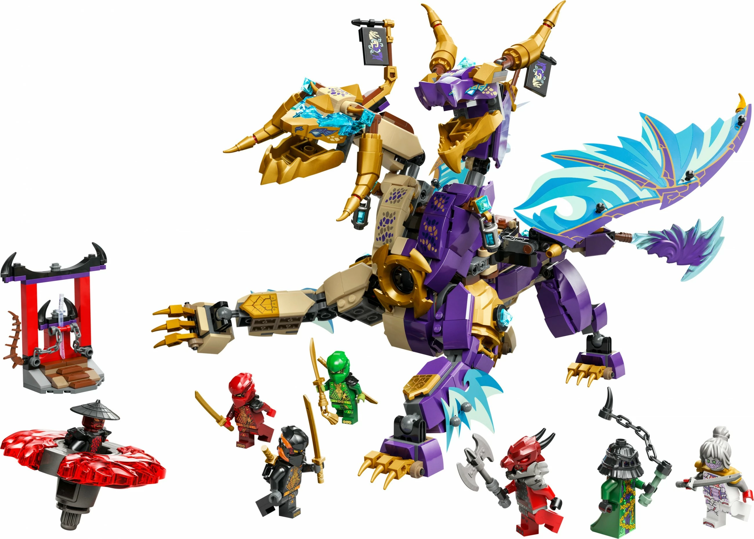 Set ndërtimi LEGO Ninjago 71836 Lichtbogendrache, 869 pjesë, multikolor