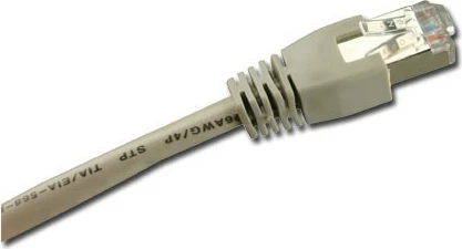 Kabllo rrjeti Sharkoon Cat6 RJ45 10m gri