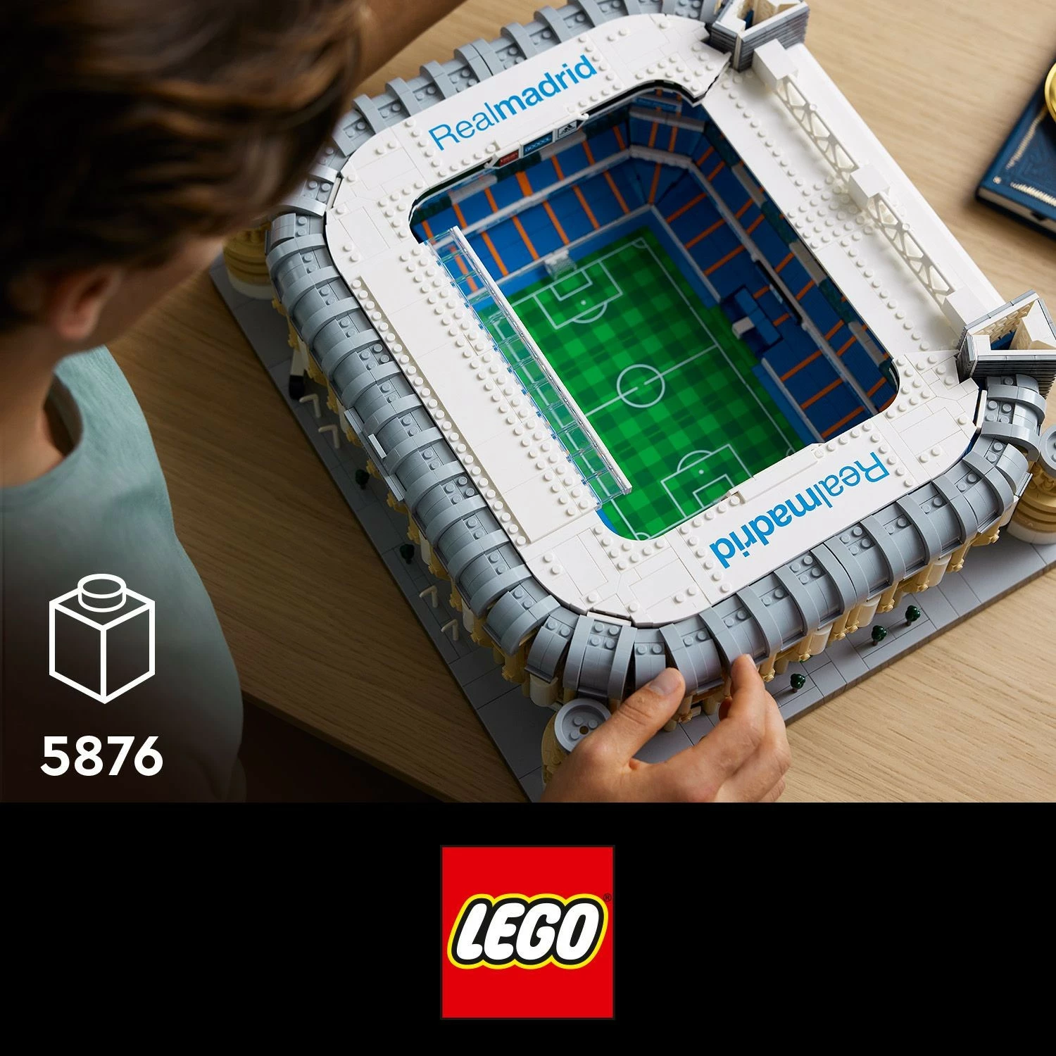 Set ndërtimi LEGO Creator Expert Real Madrid – Santiago Bernabéu Stadium, 5876 copë, plastikë