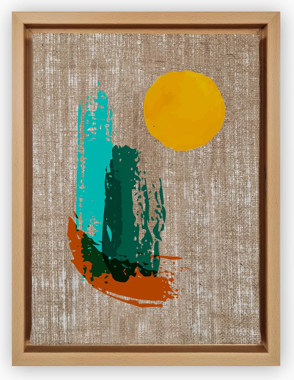 Pikturë dekorative në kanavacë, shumëngjyrëshe, Wallity, LNJ619825365714 - 96136, 96x136cm