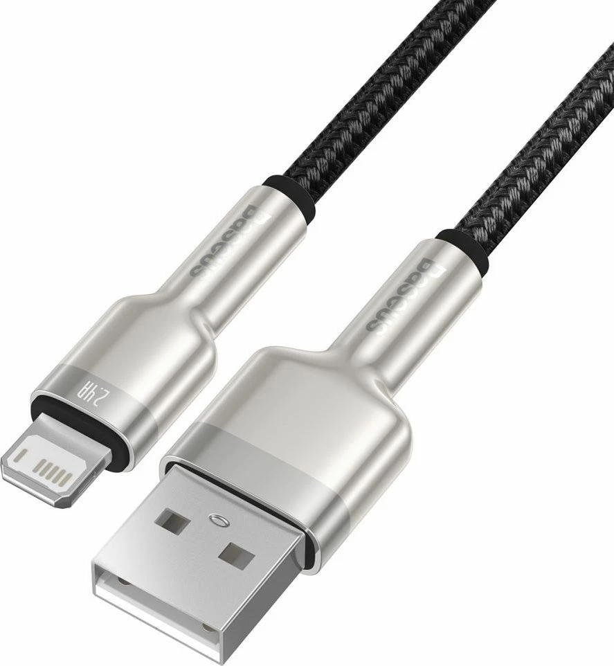 Kabllo USB Baseus CALJK-01 USB-A në Lightning 0.25 m, e zezë