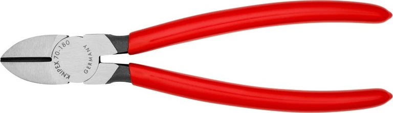 Knaqeza anësore Knipex 70 01 180, 180mm, çelik krom-vanadium, dorezë plastike e kuqe