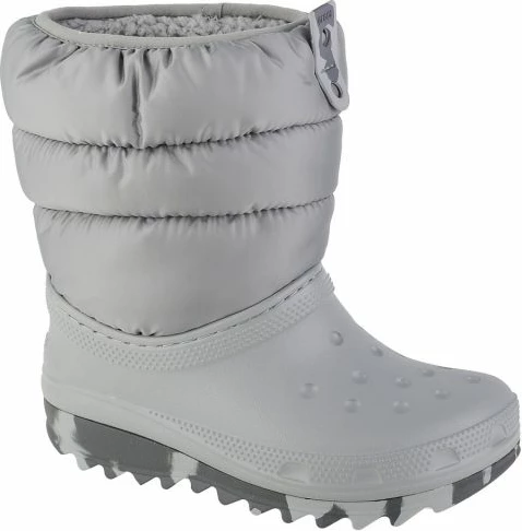 Çizme për fëmijë Crocs Classic Neo Puff, gri [Madhësia: W29 L30] [Gjinia: Fëmijë] [Gjinia: Vajza]