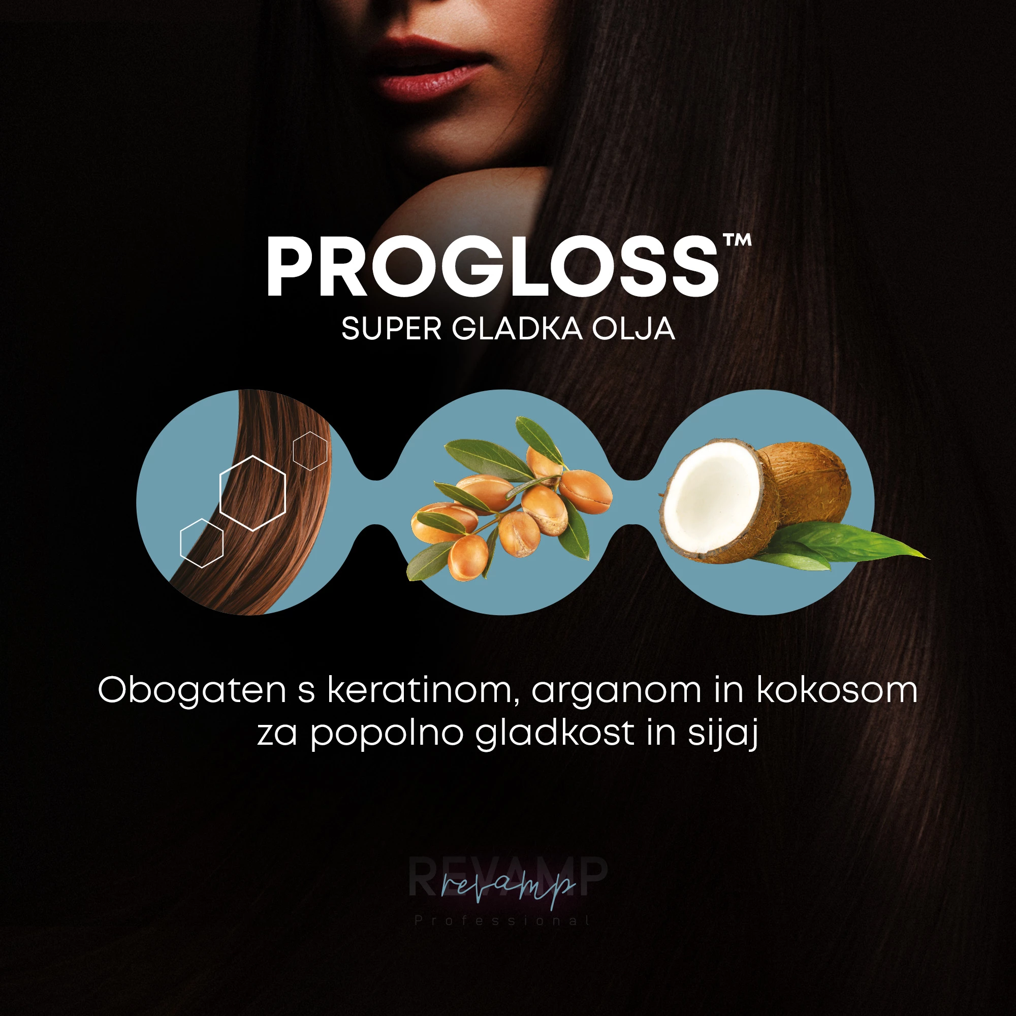 Hekur për kaçurrela Revamp Progloss Multiform WD-1500 3në1, 120–210°C, i zi/gri, set me 3 cilindra