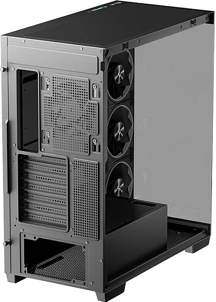 Kasë Deepcool CG580 4F V2, Midi Tower, xham i temperuar, RGB, e zezë
