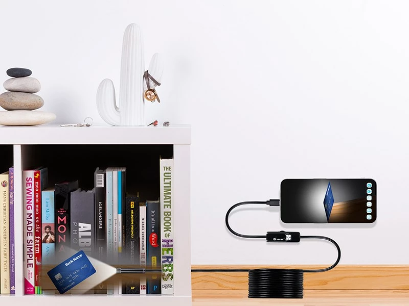 Endoskop industrial Tracer HardWire, TRAKAM46629, kënd 70°, IP67, USB