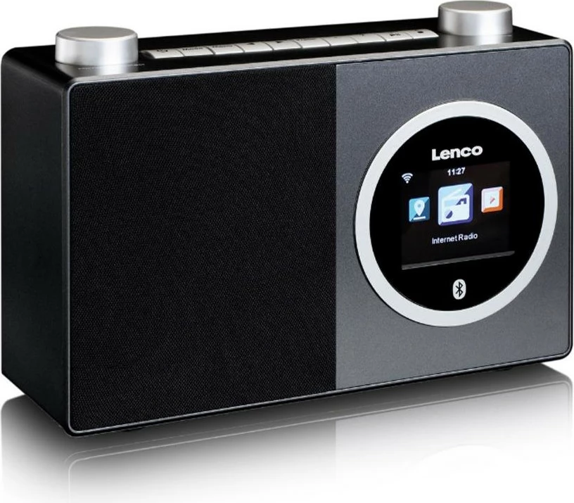 Radio interneti Lenco DIR-70BK, Bluetooth, ekran me ngjyra, e zezë
