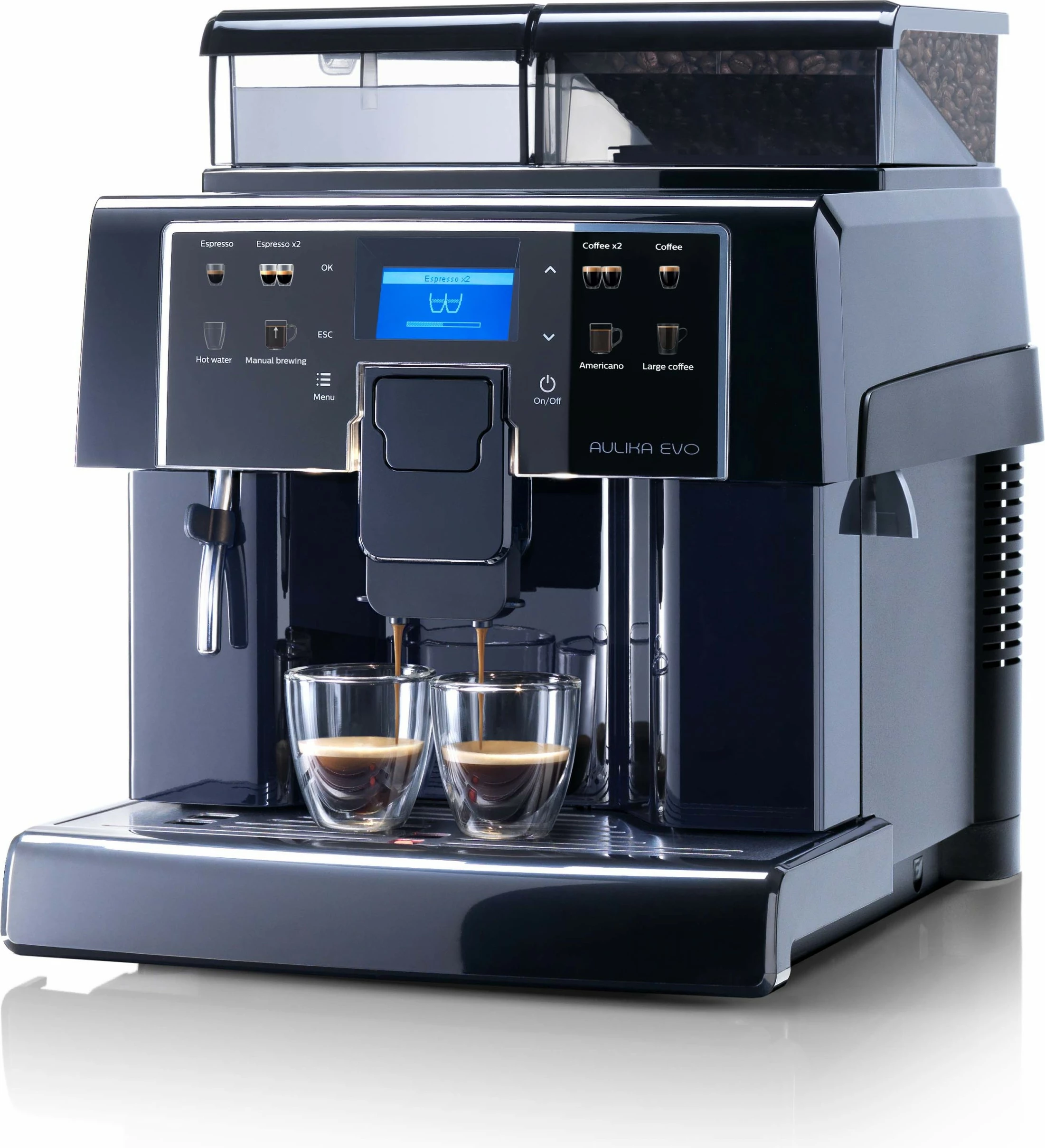 Aparat kafeje Saeco Aulika EVO, 2.51 L, Blu, Zi