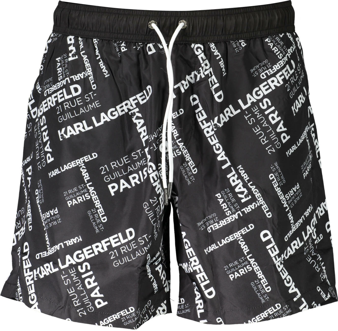 Bokser noti për meshkuj KARL LAGERFELD BEACHWEAR, të zeza