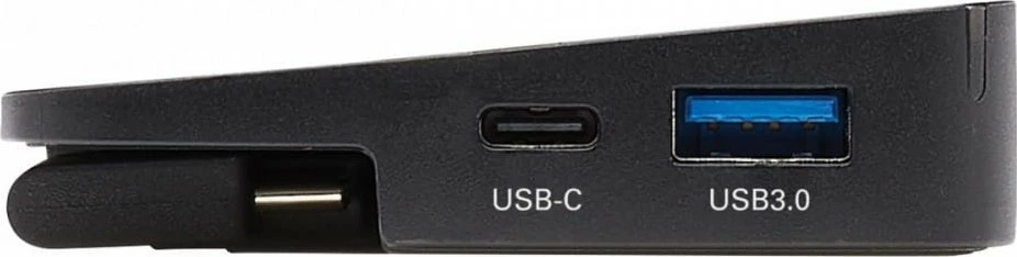 Docking stacion USB-C Eaton Tripp Lite U442-DOCK7D-B, 100W PD, HDMI/DP/VGA, LAN Gigabit, SD/microSD, 7x USB, e zezë