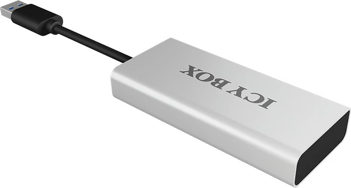 Hub USB RaidSonic ICY BOX IB-AC6104, USB 3.2 Gen 1, 5000 Mbit/s, Bardhë, Alumini