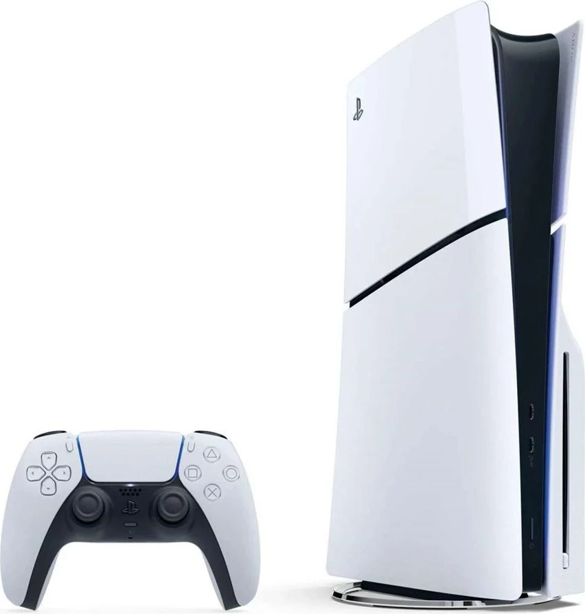 Konsolë lojërash Sony PlayStation 5 Slim 1TB me DualSense, Bardhë
