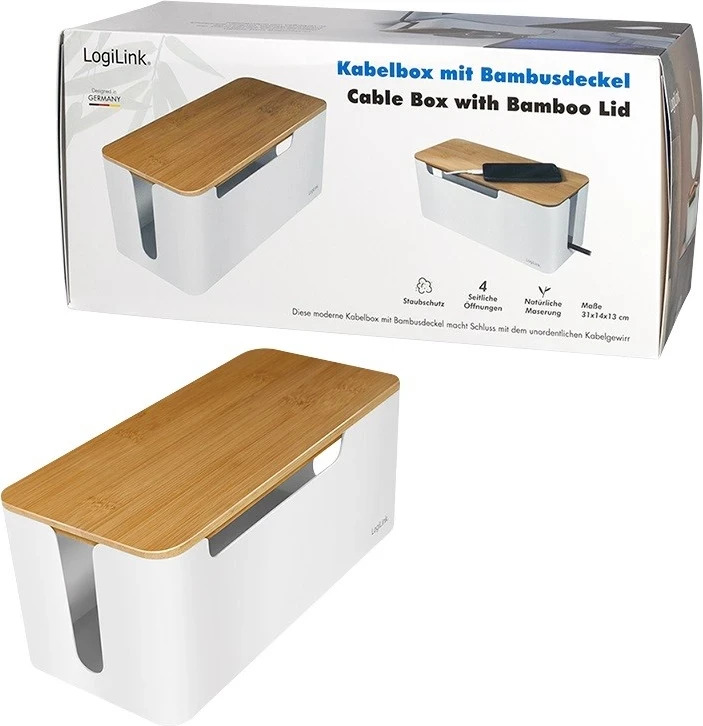 Kutia për Kabllot LogiLink, e bardhë