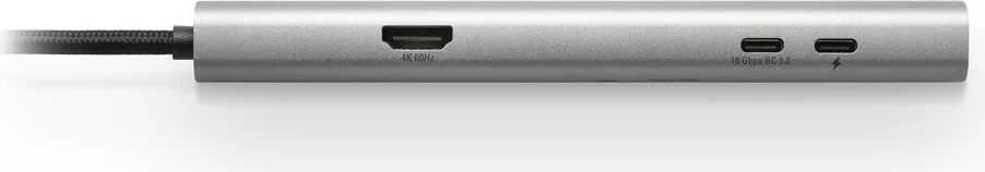 Adapter USB-C Sharkoon OfficePal Combo, 6 porte, HDMI, RJ-45, gri