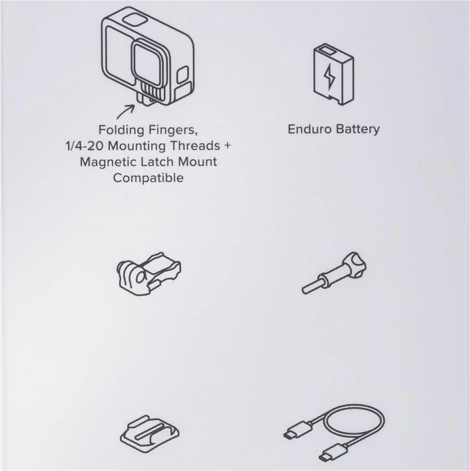 Kamerë sportive Yakimasport, e zezë