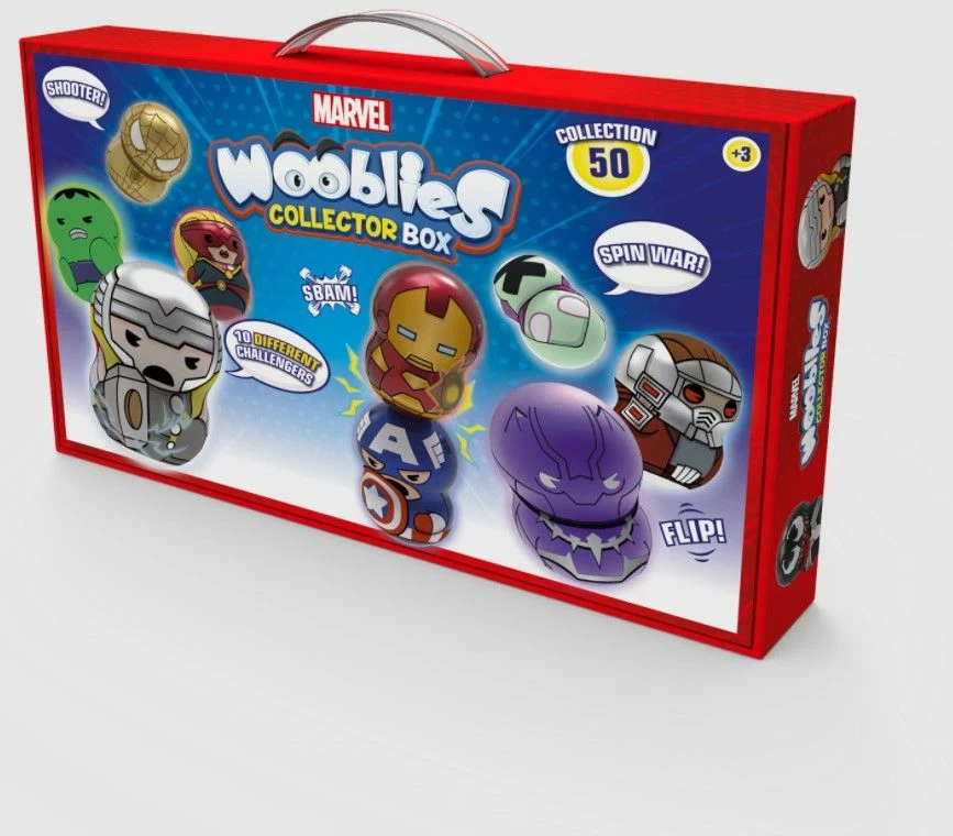 Set figurina TM Toys Marvel Wooblies Collector's Box WBM006, 4 copë