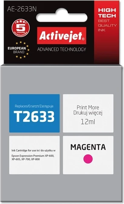 Ngjyrë zëvendësuese Activejet AE-2634N për printer Epson, e vjollcë