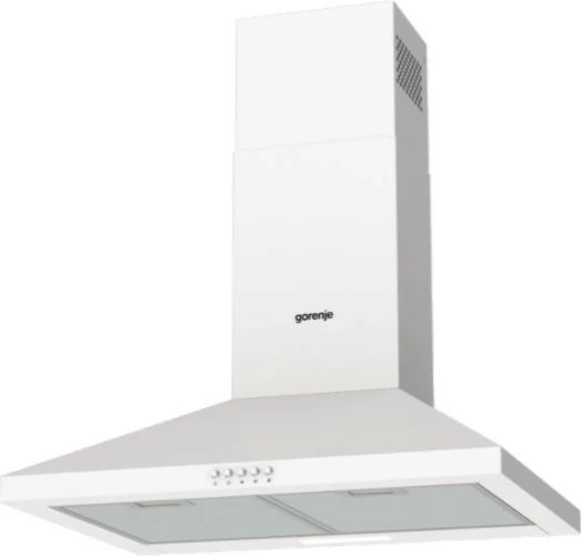 Aspirator kuzhine, Gorenje, WHC629E4W, 60 cm, oxhak, 450 m³/h, 3 shpejtësi, LED, e bardhë