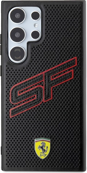 Mbështjellës Ferrari Big SF Perforated për Samsung Galaxy S24 Ultra, i zi