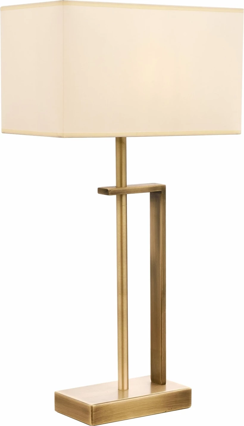 Llambë tavoline Opviq, ML-9109-1E, ngjyrë krem, stil vintage