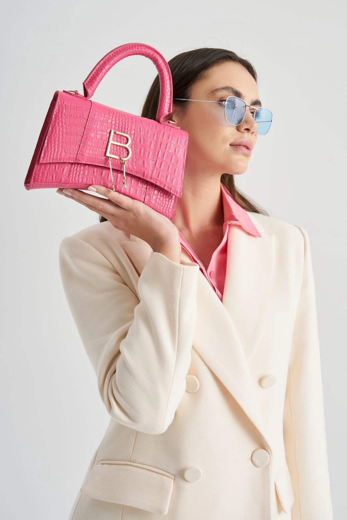 Çantë dore rozë Lucky Bees, 1224