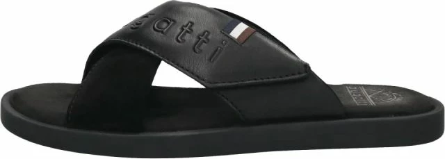 Flip-flopa për meshkuj Bugatti, të zeza