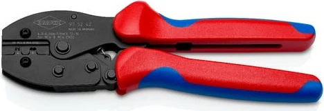 Krimpzange Knipex PreciForce MC4/EVO2, 220mm, kuqe/blu