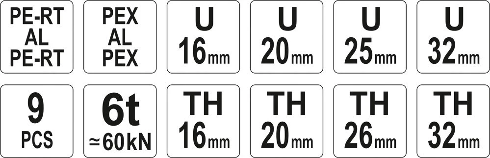Çelës Yato YT-21735, i zi / i kuq