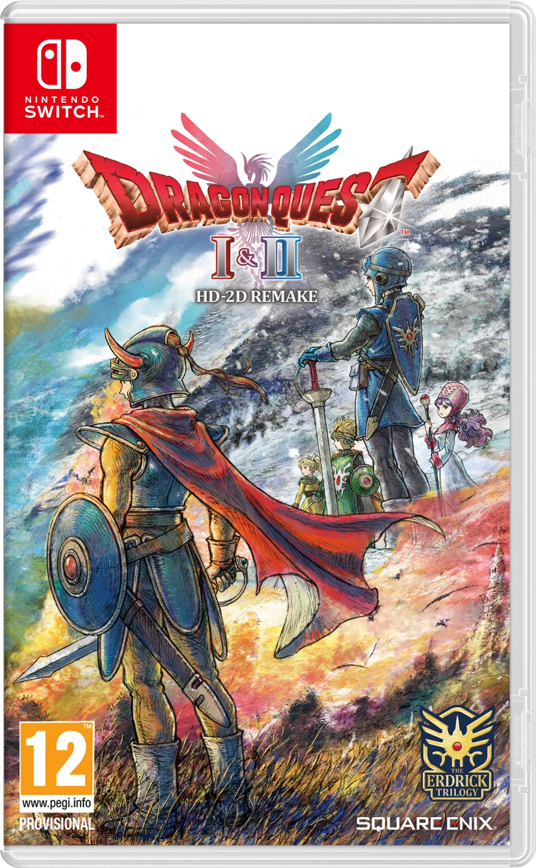 Video lojë Square Enix Dragon Quest I/II HD-2D Remake për Nintendo Switch, 2-në-1, PEGI 12