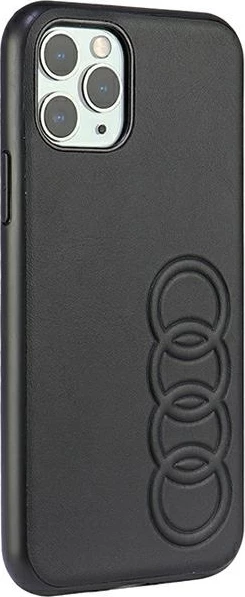 Mbështjellës Audi për iPhone 11 Pro 5.8", lëkurë sintetike, i zi