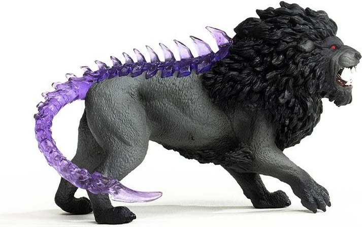Figurë lodër Schleich ELDRADOR CREATURES Shadow Lion, 7-12 vjeç, e zezë, vjollcë