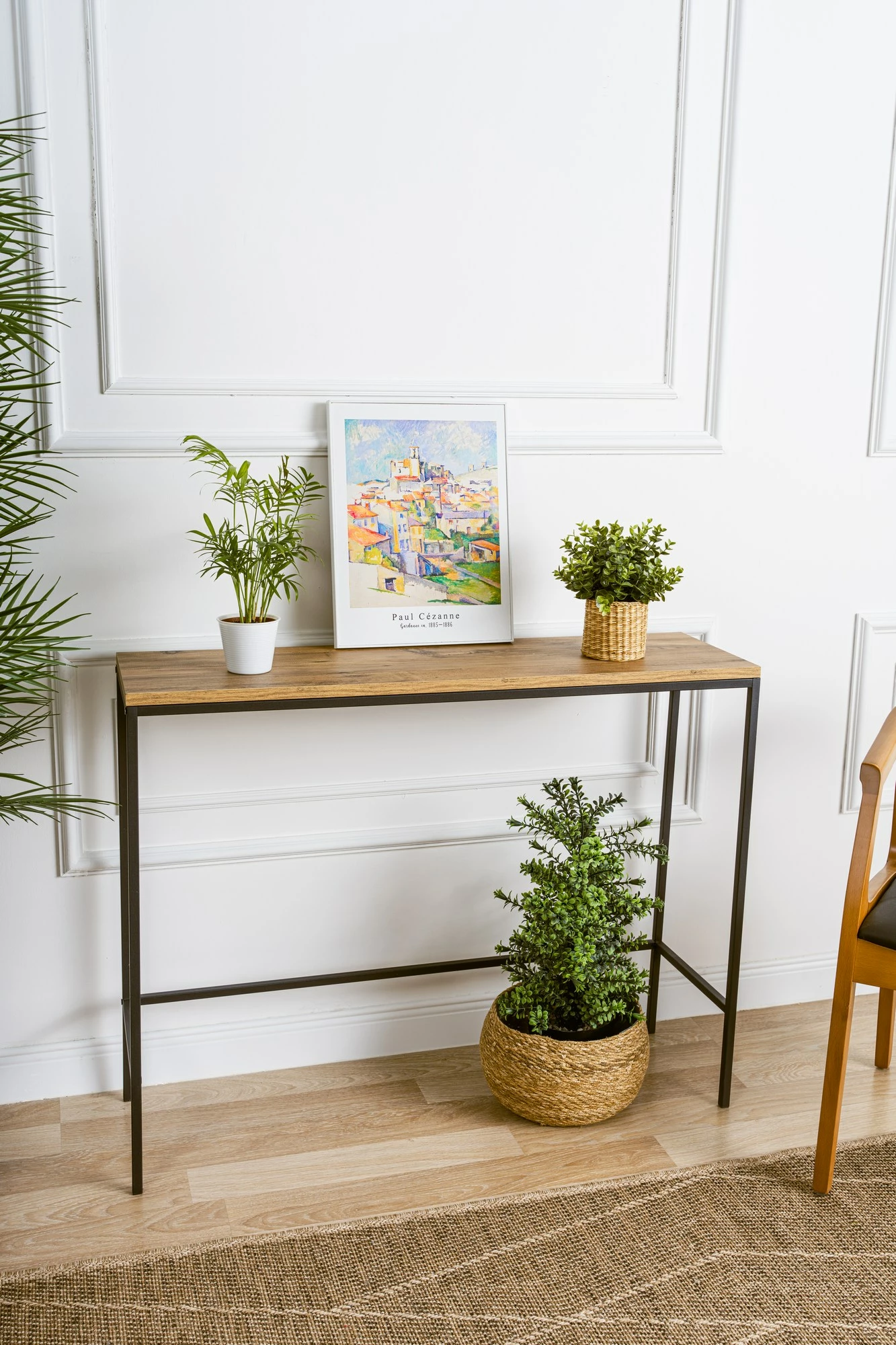 Bufe Hanah Home, Canvas - Atlantic Pine, ngjyrë e zezë