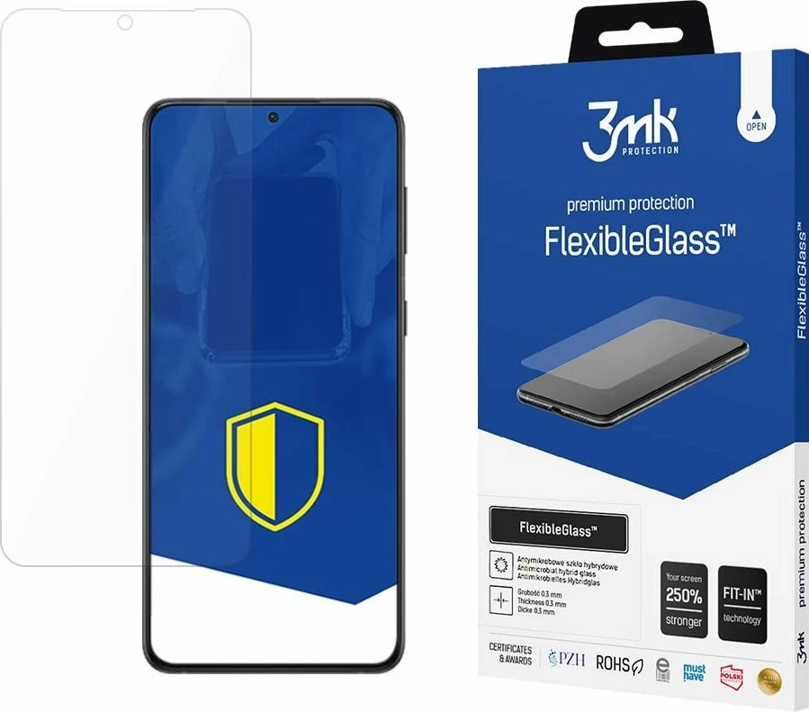 Xham mbrojtës hibrid 3MK FlexibleGlass për Samsung Galaxy S24, 0.3 mm, 7H, 1 copë