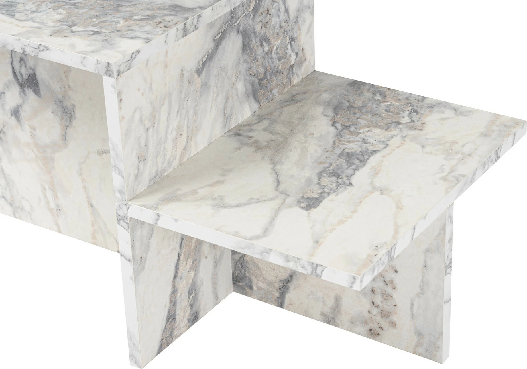 Tavolinë kafeje Nordure, ngjyrë mermeri Freesia, Harmony