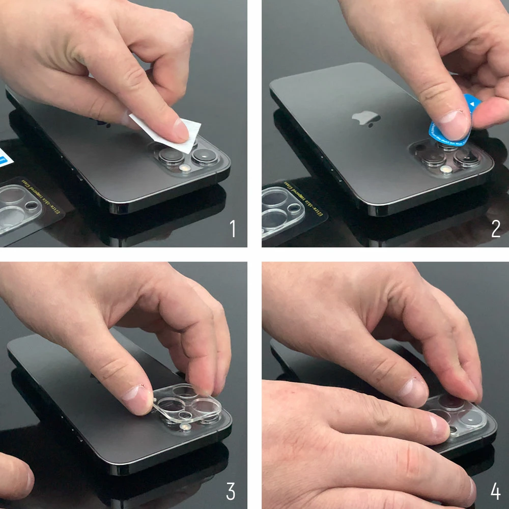 Xham i temperuar për kamerë Wozinsky Full Camera Glass për Xiaomi 13, 9H, Zi