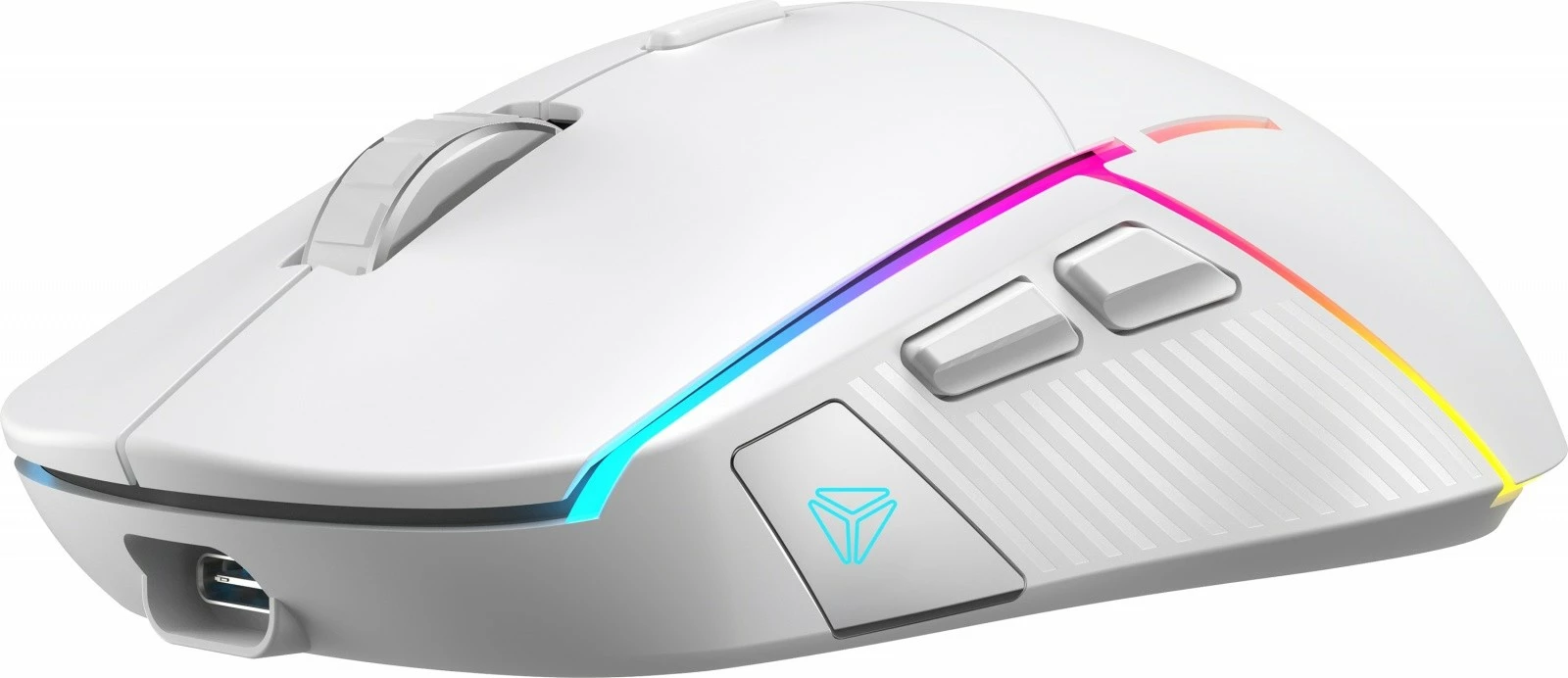 Maus gaming YENKEE SAMURAI YMS 3500WH, wireless/USB-C, RGB, i bardhë