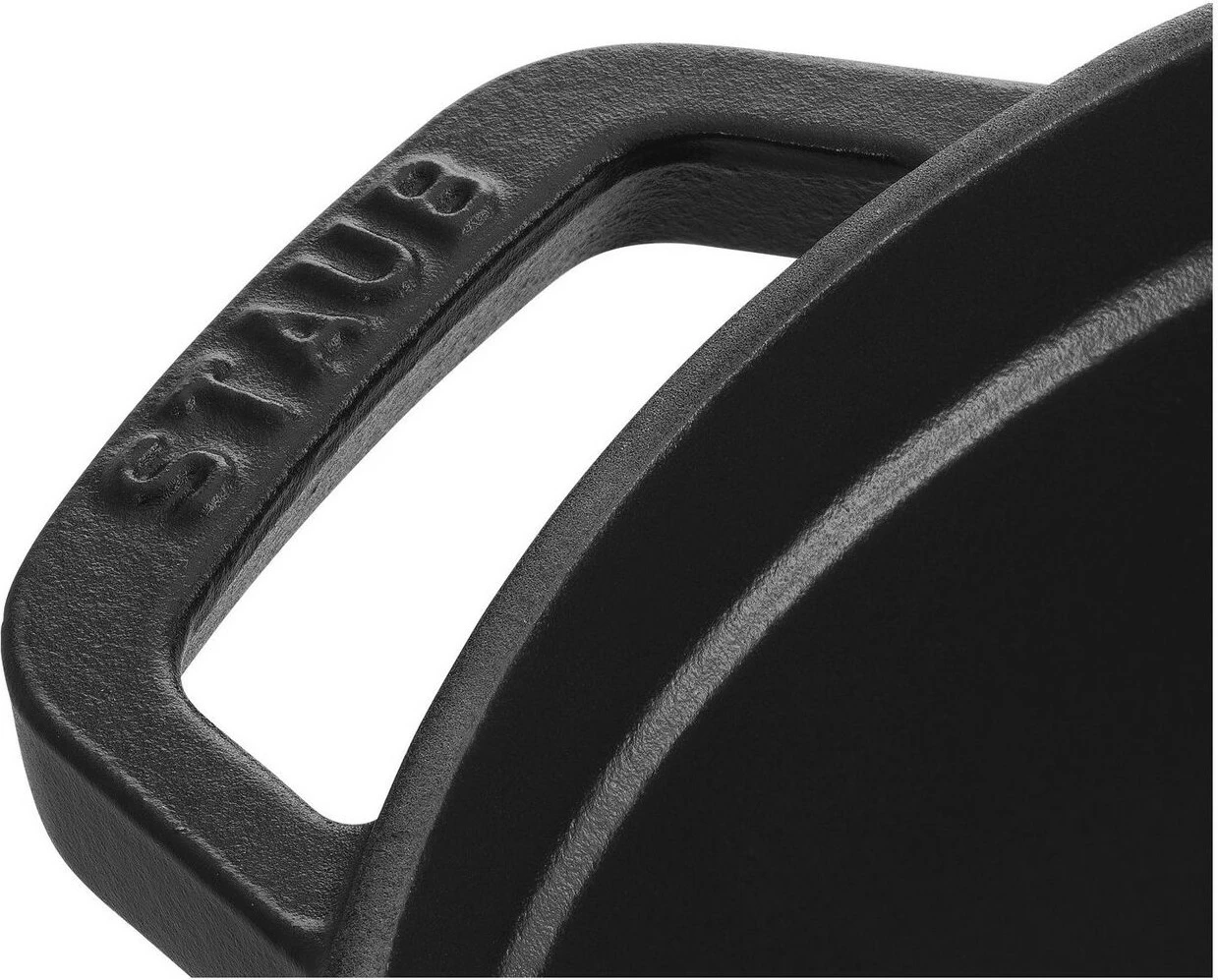 Enë pjekje Staub La Cocotte 3.8L, gize, e zezë