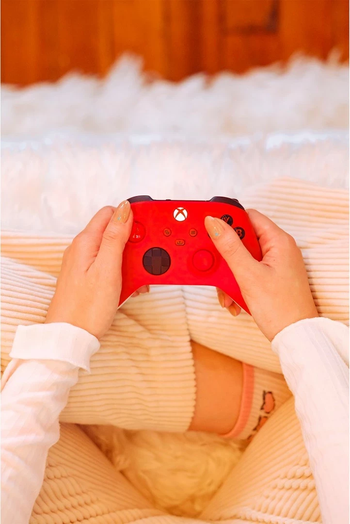 Gamepad Microsoft Xbox Wireless Controller QAU-00012, Bluetooth/USB, i kuq