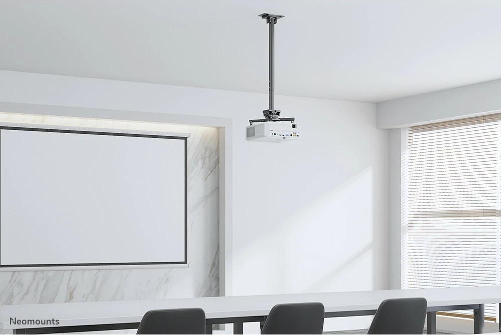 Mbajtës projektori Neomounts CL25-550BL1, tavan, lëvizje e plotë, 35 kg, e zezë