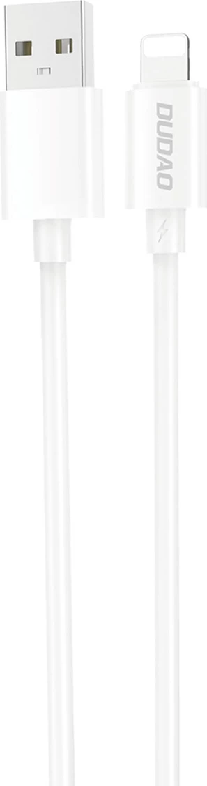 Kabllo Dudao L4SL USB-A në Lightning, 1m, 2A, e bardhë