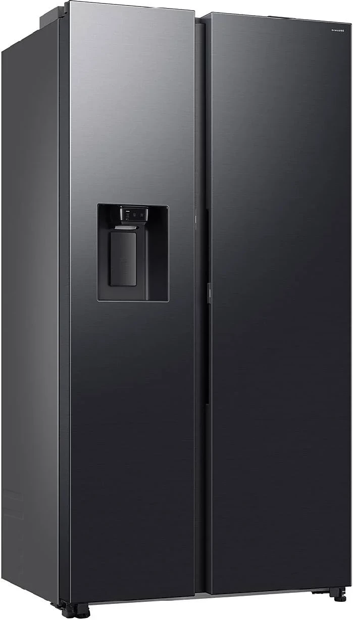 Frigorifer side-by-side, Samsung, SBS RS80F66KCFEO, 634 L, dispenser ujë/akull, SmartThings Bixby, klasa energjisë C, i zi