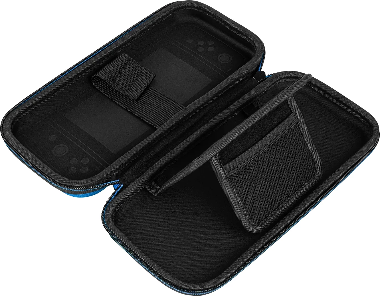 Kasë udhëtimi PDP Mario Escape për Nintendo Switch/Lite/OLED, me stand të integruar, bardhë me kaltër