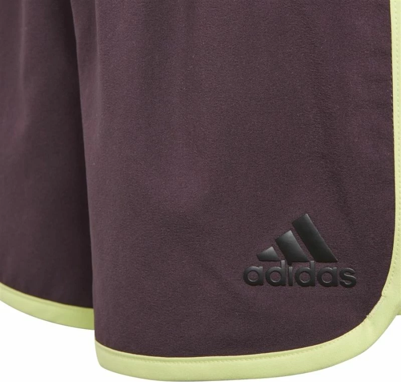 Shorce për vajza adidas, ngjyrë vjollcë