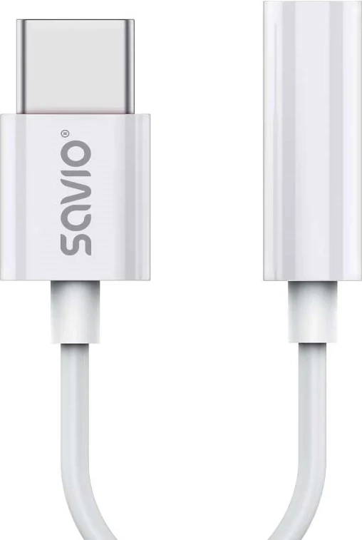 Kabllo USB në audio Savio, 3.5mm 