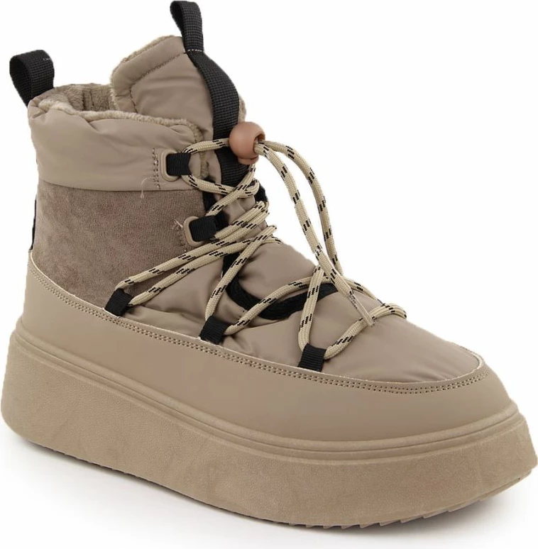 Çizme platforme Potocki femra, bezhë