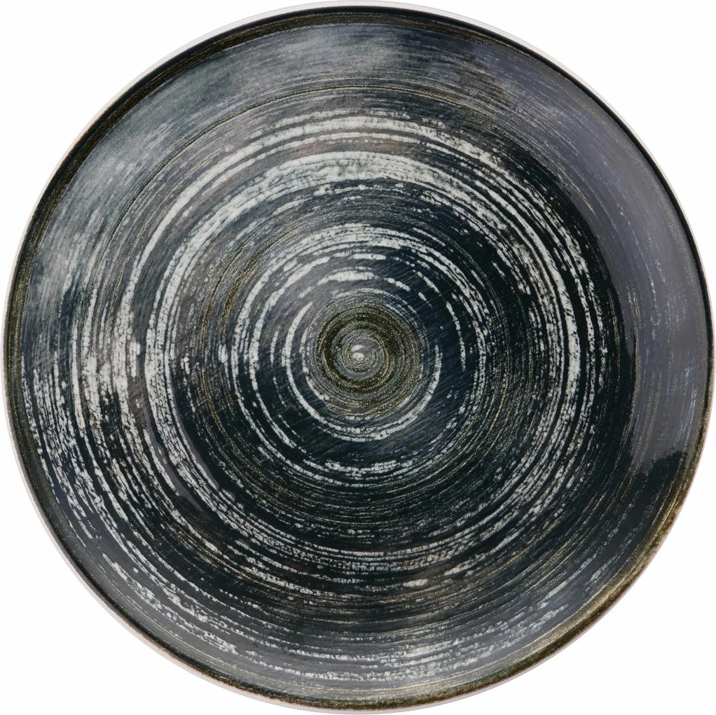 Set pjatash shërbimi (6 copë), Hermia Concept, ngjyrë e zezë, Serv Lines