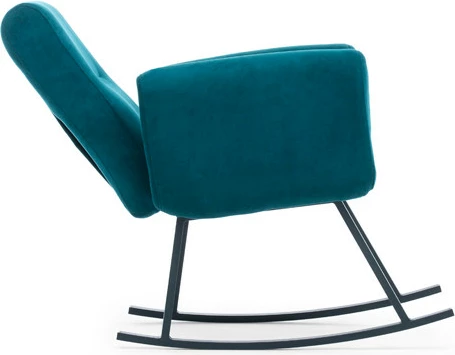 Karrige lëkundëse Atelier del Sofa, Kono, ngjyrë jeshile petrol